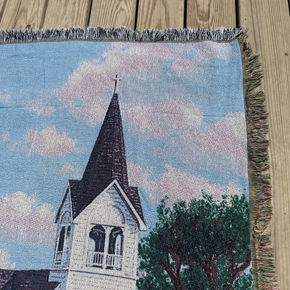 For God So Loved The World John 3:16 Religious Quilted Throw Blanket 60x47‎ in - Picture 4 of 10